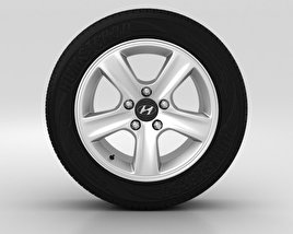 Hyundai i30 Wheel 15 inch 002 3D model