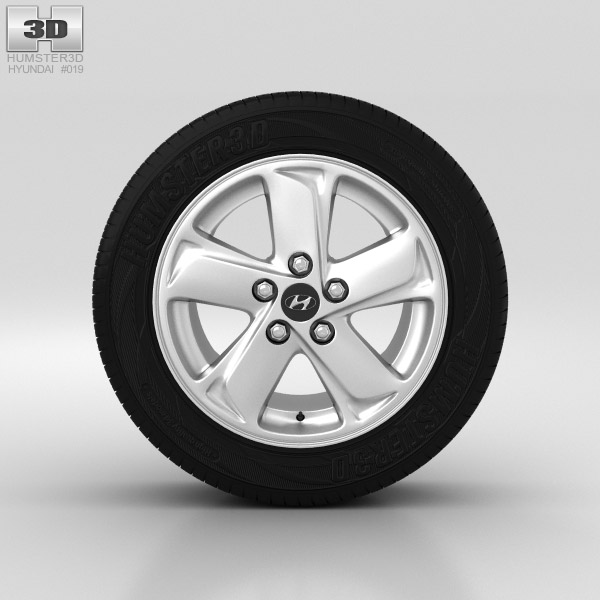 Hyundai ix35 Wheel 16 inch 001 3D model