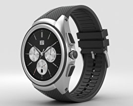 LG Watch Urbane 2nd Edition Space Black 3D 모델 