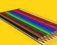 Colored pencils Free 3D model