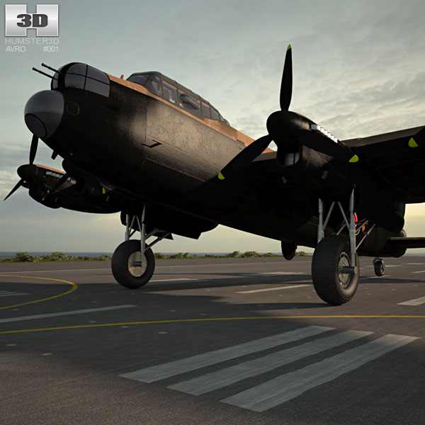 Avro Lancaster 3D model