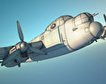 蘭開斯特轟炸機 3D模型