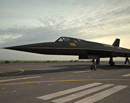 3D model of Lockheed SR-71 Blackbird