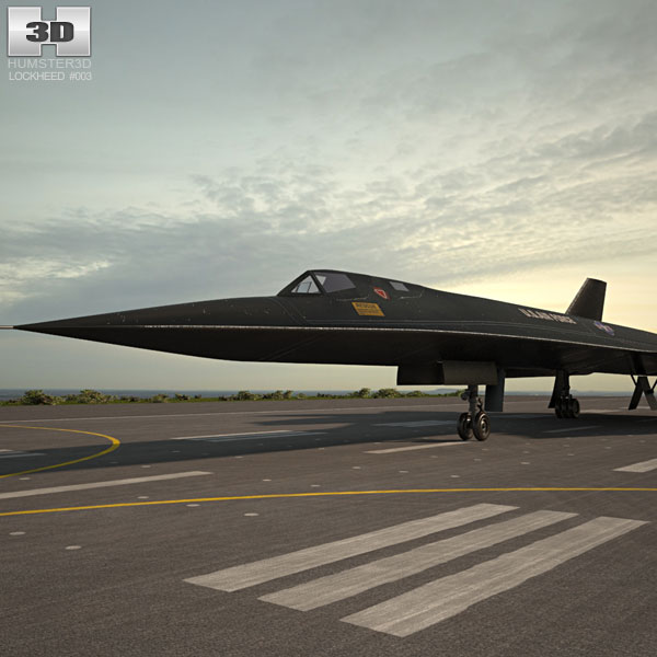 Lockheed SR-71 Blackbird Modèle 3D