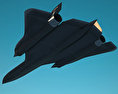 SR-71黑鳥式偵察機 3D模型