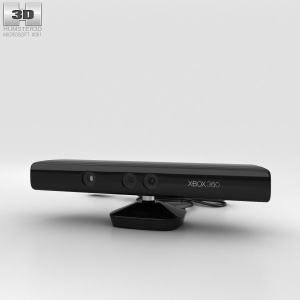 Microsoft Kinect for Xbox 360 Modelo 3d
