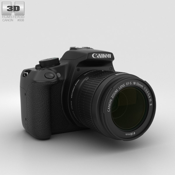 Canon EOS Rebel T5 3D model