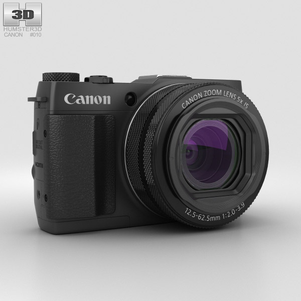 Canon PowerShot G1 X Mark II 3D model