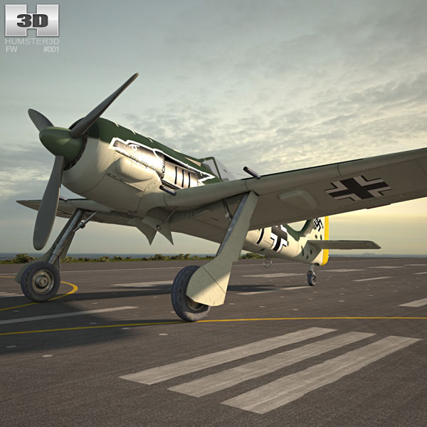 Focke-Wulf Fw 190 Modèle 3D