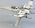 Star Wars The Force Awakens T-70 X-Wing Kostenloses 3D-Modell