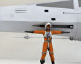 Star Wars The Force Awakens T-70 X-Wing Free 3D model