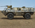 VAB Armoured Personnel Carrier 3Dモデル side view