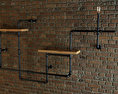 Pipe Shelves Free 3D model