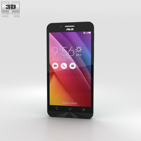 Asus Zenfone Go (ZC451TG) Flash Blue 3D 모델 