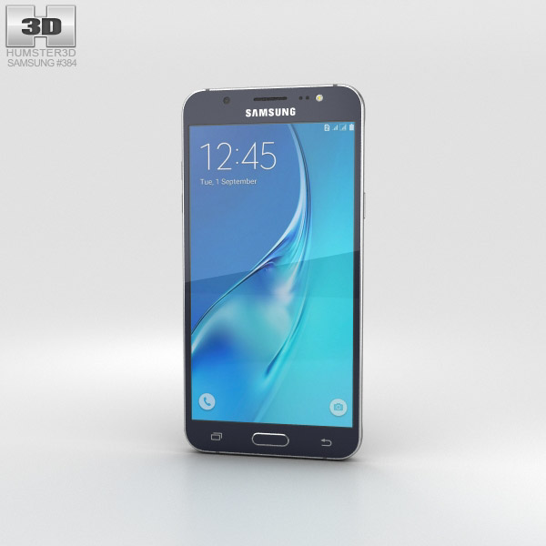 Samsung Galaxy J5 (2016) Preto Modelo 3d