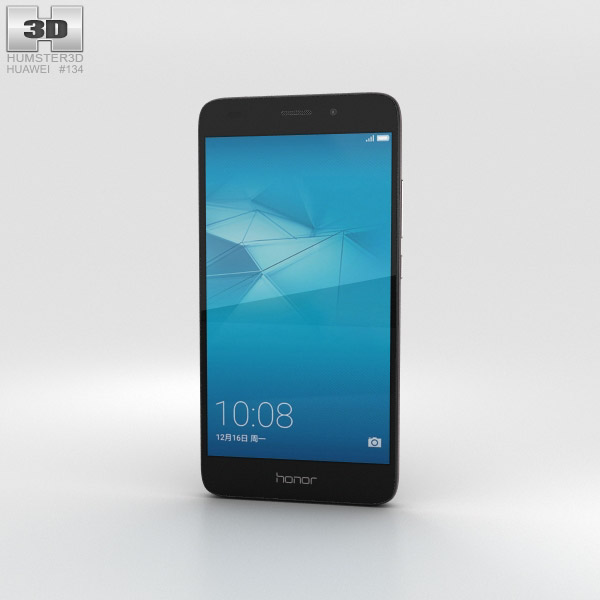 Huawei Honor 5c Preto Modelo 3d