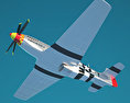 North American P-51 Mustang 3D 모델 