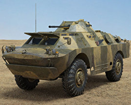 BRDM-2 3D 모델 