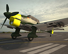 3D model of Junkers Ju 87 Stuka