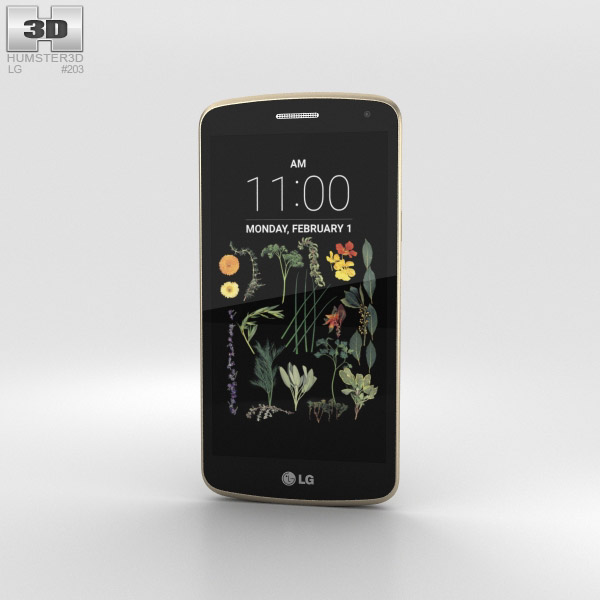 LG K5 Gold 3D 모델 