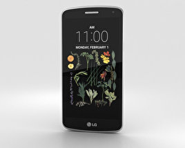 LG K5 Silver 3D 모델 