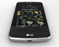 LG K5 Silver 3d model