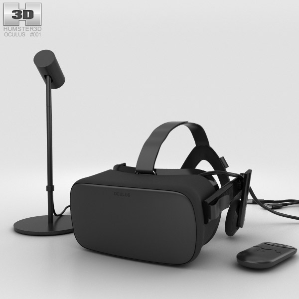 Oculus Rift 3D модель