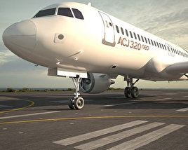 Airbus ACJ320neo 3D-Modell