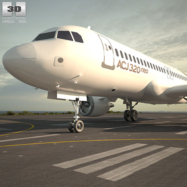 Airbus ACJ320neo 3D model