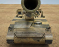 M107 самохідна артилерійська установка 3D модель front view
