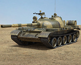 T-62 Modelo 3d