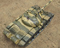T-62 3D-Modell Draufsicht