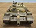 T-62 3D-Modell Vorderansicht