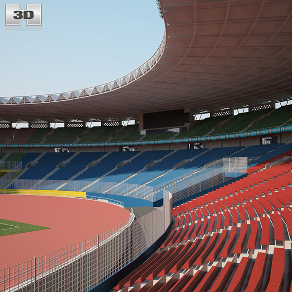 Стадион Гелора Бунг Карно 3D модель