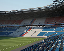 Parc Olympique Lyonnais (Stade des Lumiеres) 3D model