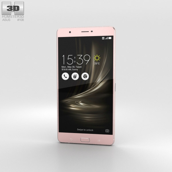 Asus Zenfone 3 Ultra Metallic Pink 3D model