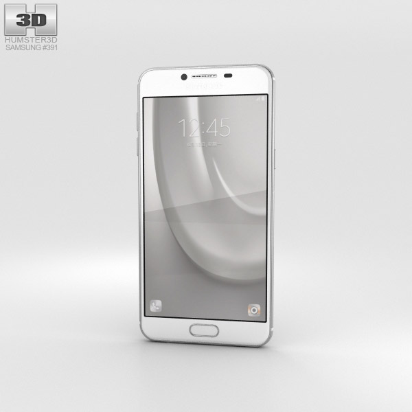 Samsung Galaxy C5 Silver Modèle 3D