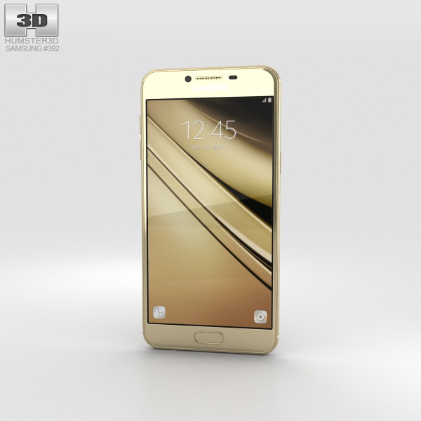 Samsung Galaxy C7 Gold Modelo 3d