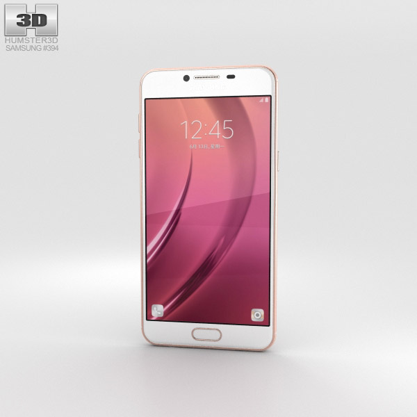 Samsung Galaxy C7 Rose Gold 3Dモデル