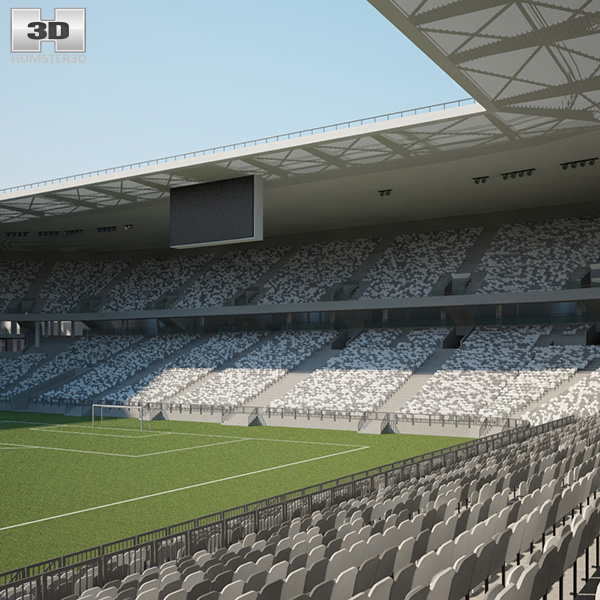 Nouveau Stade de Bordeaux 3D model