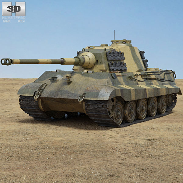Tiger II 3D model