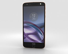 Motorola Moto Z Black Rose Gold Modello 3D