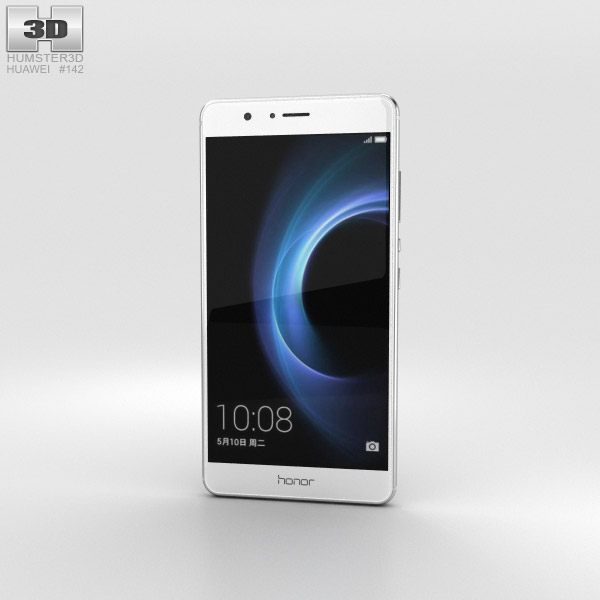 Huawei Honor V8 Silver 3D 모델 