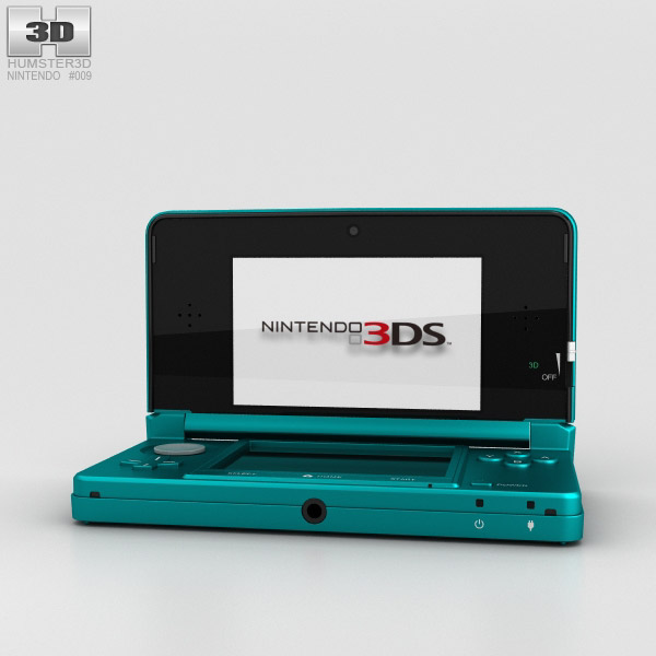 Nintendo 3DS 3D-Modell