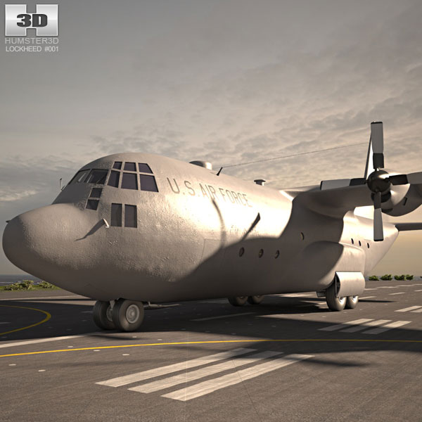 Lockheed C-130 Hercules Modèle 3D