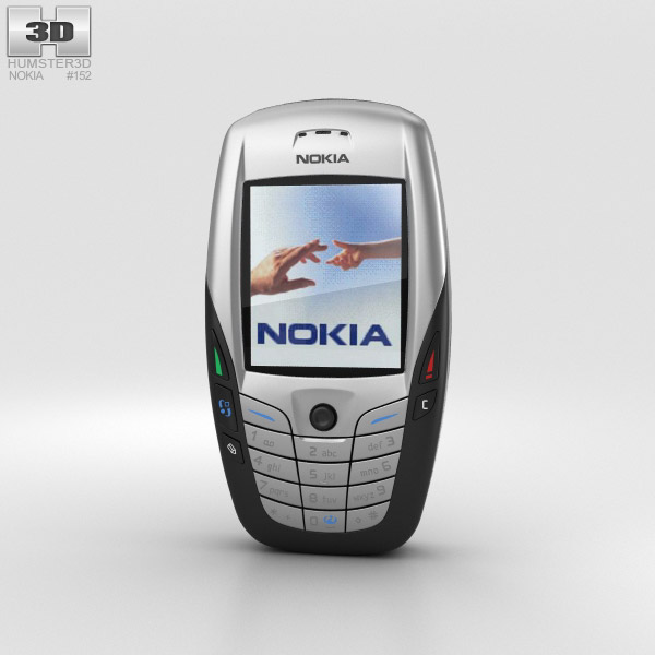 Nokia 6600 Modèle 3D