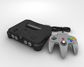 Nintendo 64 Modelo 3d