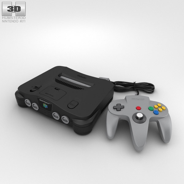 Nintendo 64 Modelo 3D