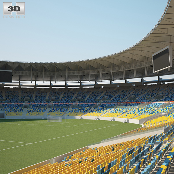 Stadio Maracanã Modello 3D
