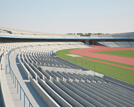 Estadio Olimpico Universitario 3D model